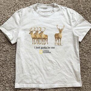 White National Geographic “it just gotta be me” t-shirt